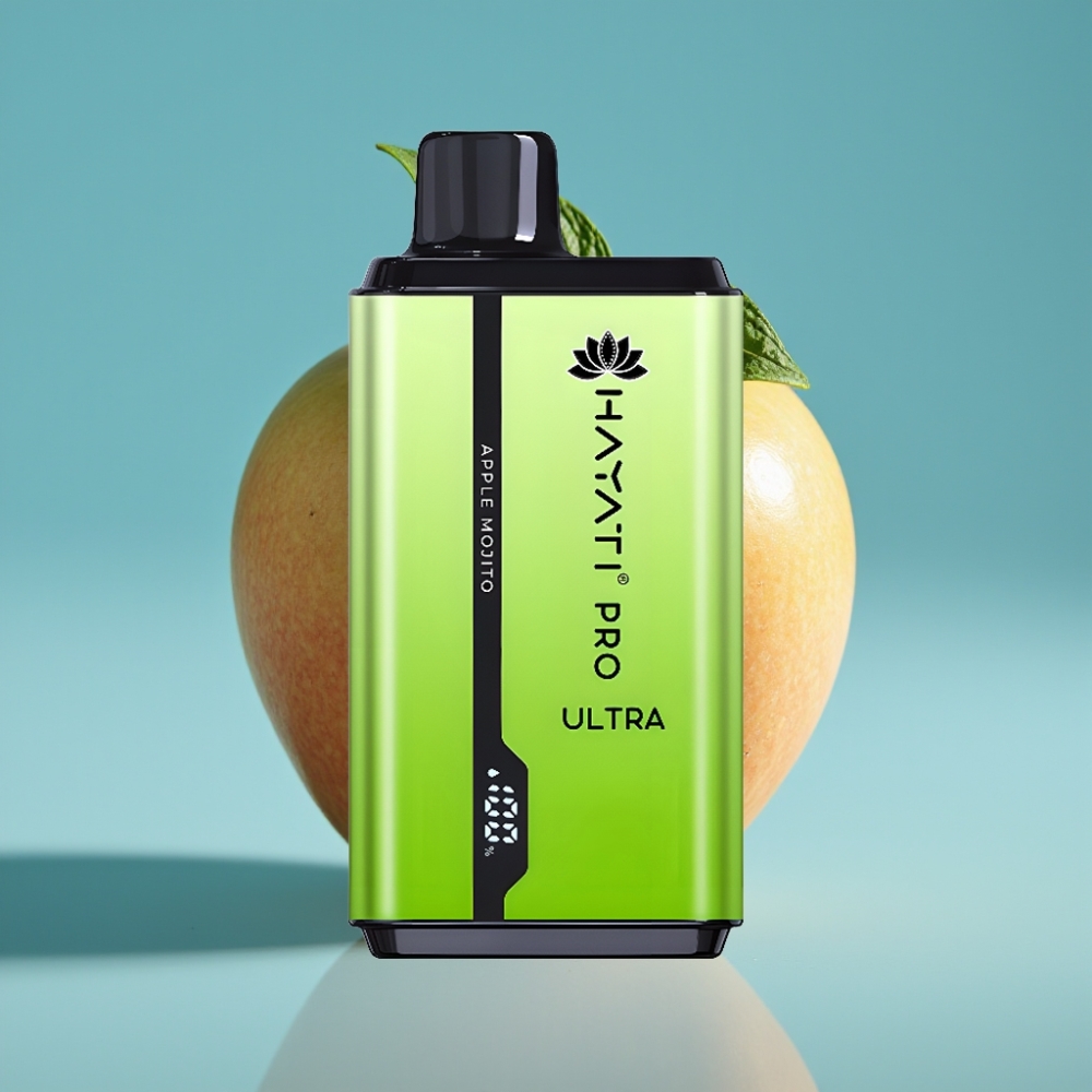 Hayati Pro Ultra 15000 Puffs 850mAh 24ml 2% Apple Mojito
