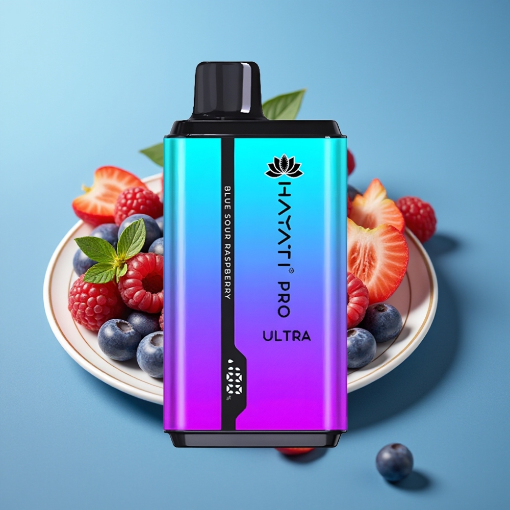 Hayati Pro Ultra 15000 Puffs 850mAh 24ml 2% Blue Sour Raspberry