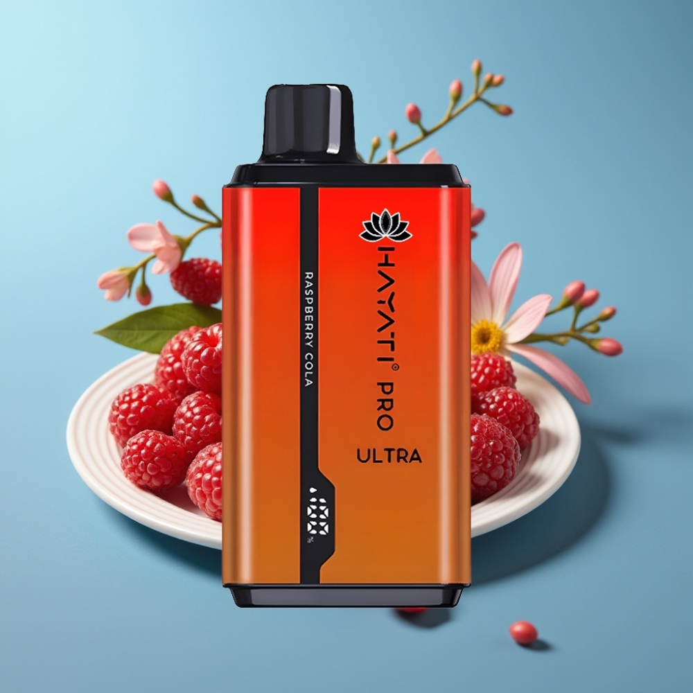 Hayati Pro Ultra 15000 Puffs 850mAh 24ml 2% Raspberry Cola