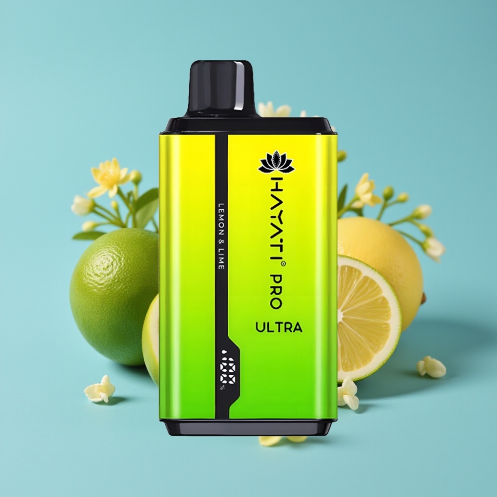Hayati Pro Ultra 15000 Puffs 850mAh 2×12ml 2% Lemon & Lime