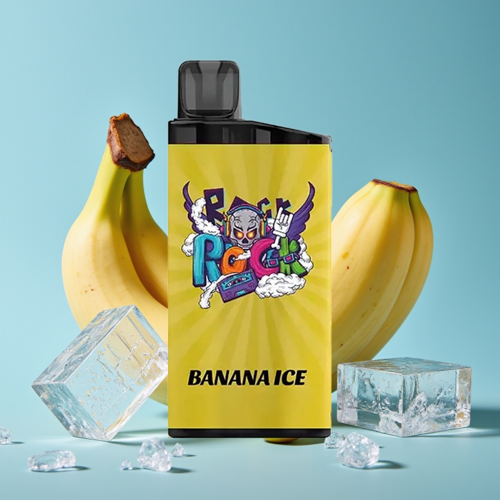IGET Bar 3500 Puffs Banana Ice 1.2 Ohm Mesh 1400mAh PC+ALU