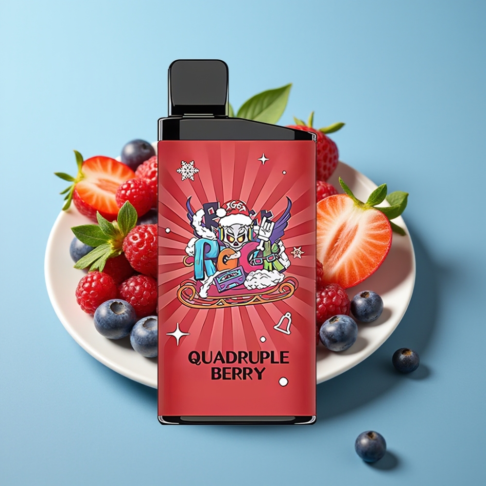 IGET Bar 3500 Puffs Quadruple Berry 1.2 Ohm Mesh 1400mAh PC+ALU