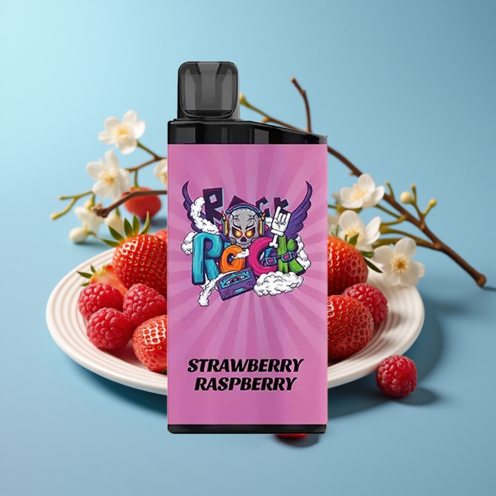 IGET Bar 3500 Puffs Strawberry Raspberry 1400mAh 1.2 Ohm Mesh Coil