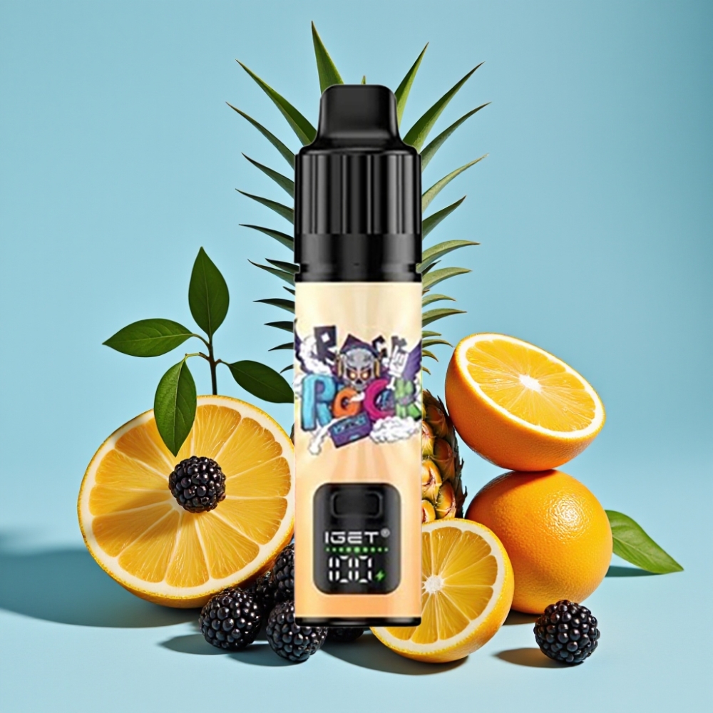 IGET BAR PLUS S3 POD 10000 Puffs 18ml 5% Blackberry Pineapple Orange