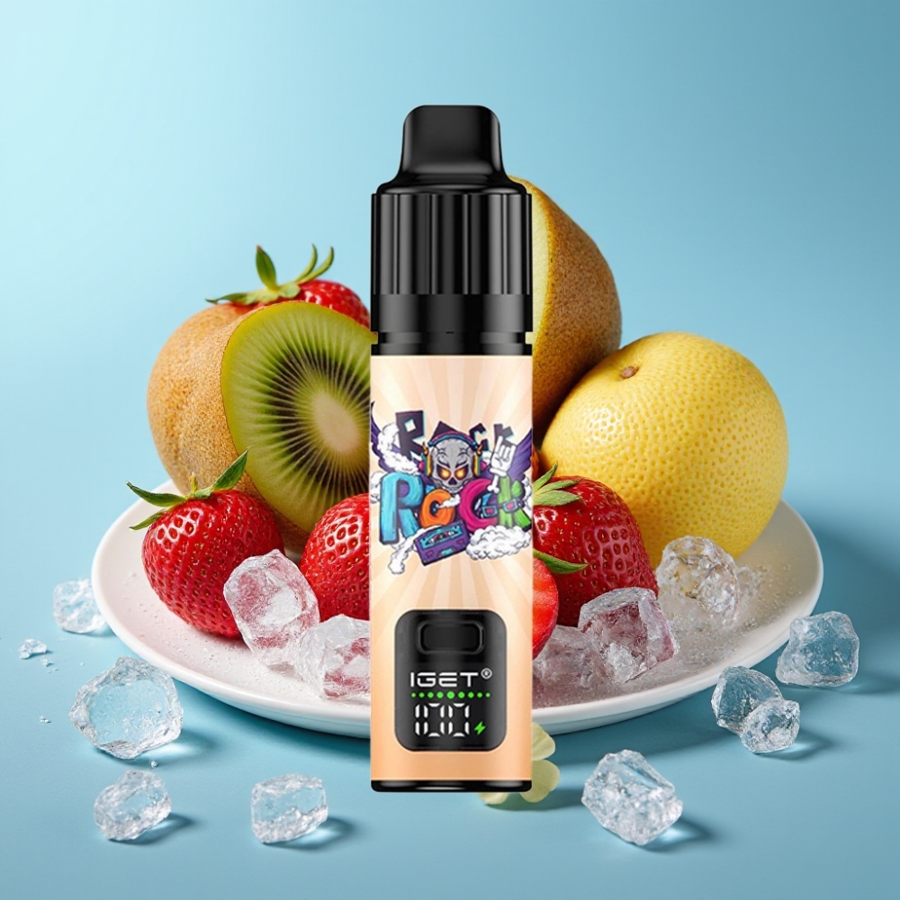 IGET BAR PLUS S3 POD 10000 Puffs 18ml 5% Strawberry Kiwi Ice Disposable Vape
