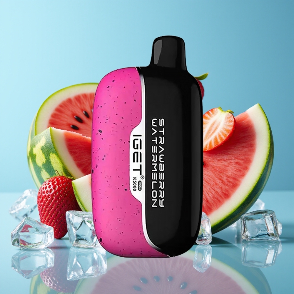 IGET Moon K5000 81.5g PC 1.35Ohm Strawberry Watermelon Ice Disposable Vape