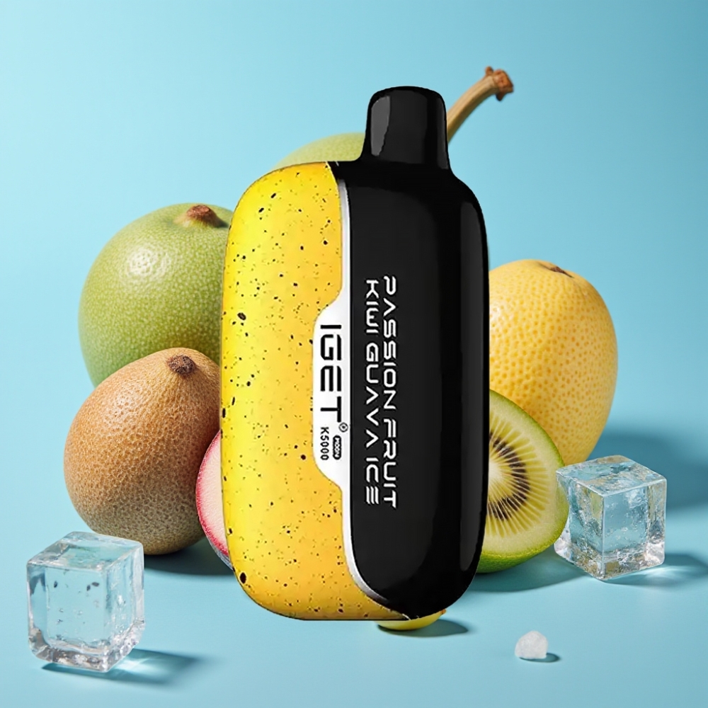 IGET Moon K5000 Puffs 1.35Ohm Mesh PC Passion Fruit Kiwi Guava Ice