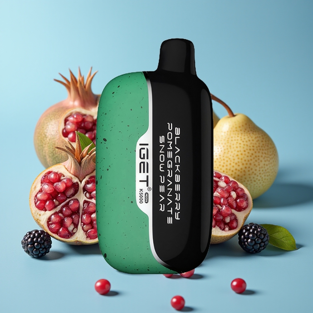 IGET Moon K5000 Puffs 81.5g PC 1.35Ohm Blackberry Pomegranate Snow Pear