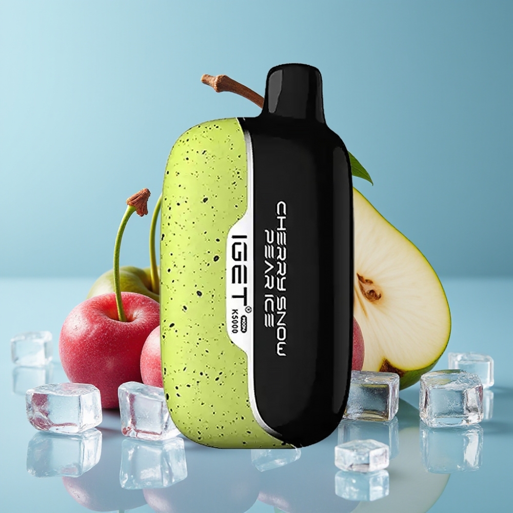 IGET Moon K5000 Puffs 81.5g PC 1.35Ω Mesh Cherry Snow Pear Ice