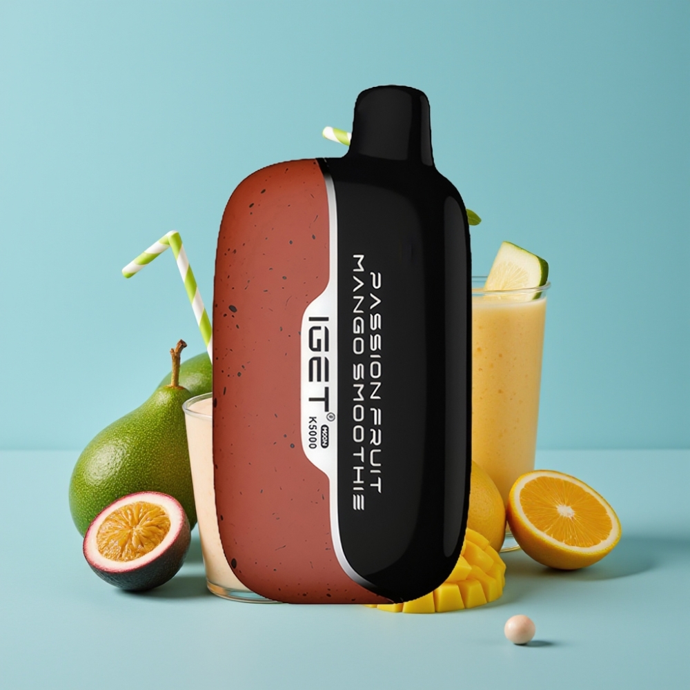 IGET Moon K5000 Puffs 81.5g PC Mesh 1.35Ω Passion Fruit Mango Smoothie