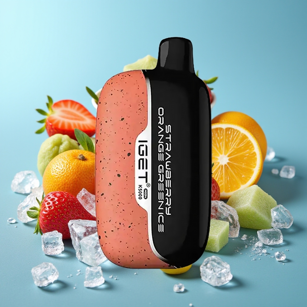 IGET Moon K5000 Puffs 81.5g PC Mesh 1.35Ω Strawberry Orange Green Ice