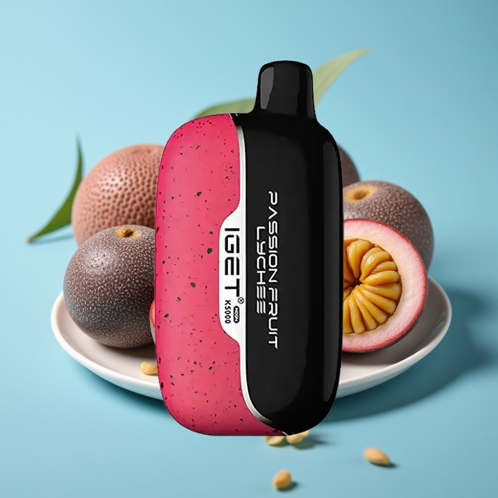 IGET Moon K5000 Puffs PC Mesh 1.35Ohm Passion Fruit Lychee