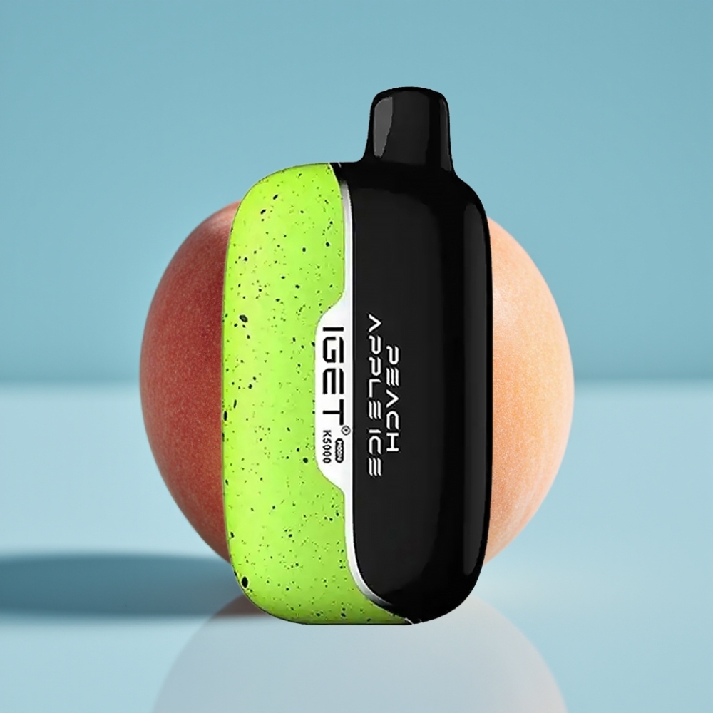 IGET Moon K5000 Puffs PC Mesh 1.35Ohm Peach Apple vape Canada wholesale