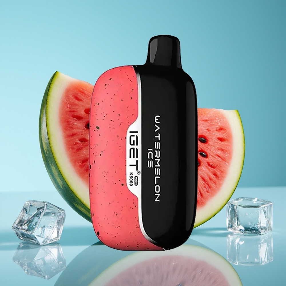 IGET Moon K5000 Puffs Watermelon Ice PC Mesh 1.35 Ohm 81.5g