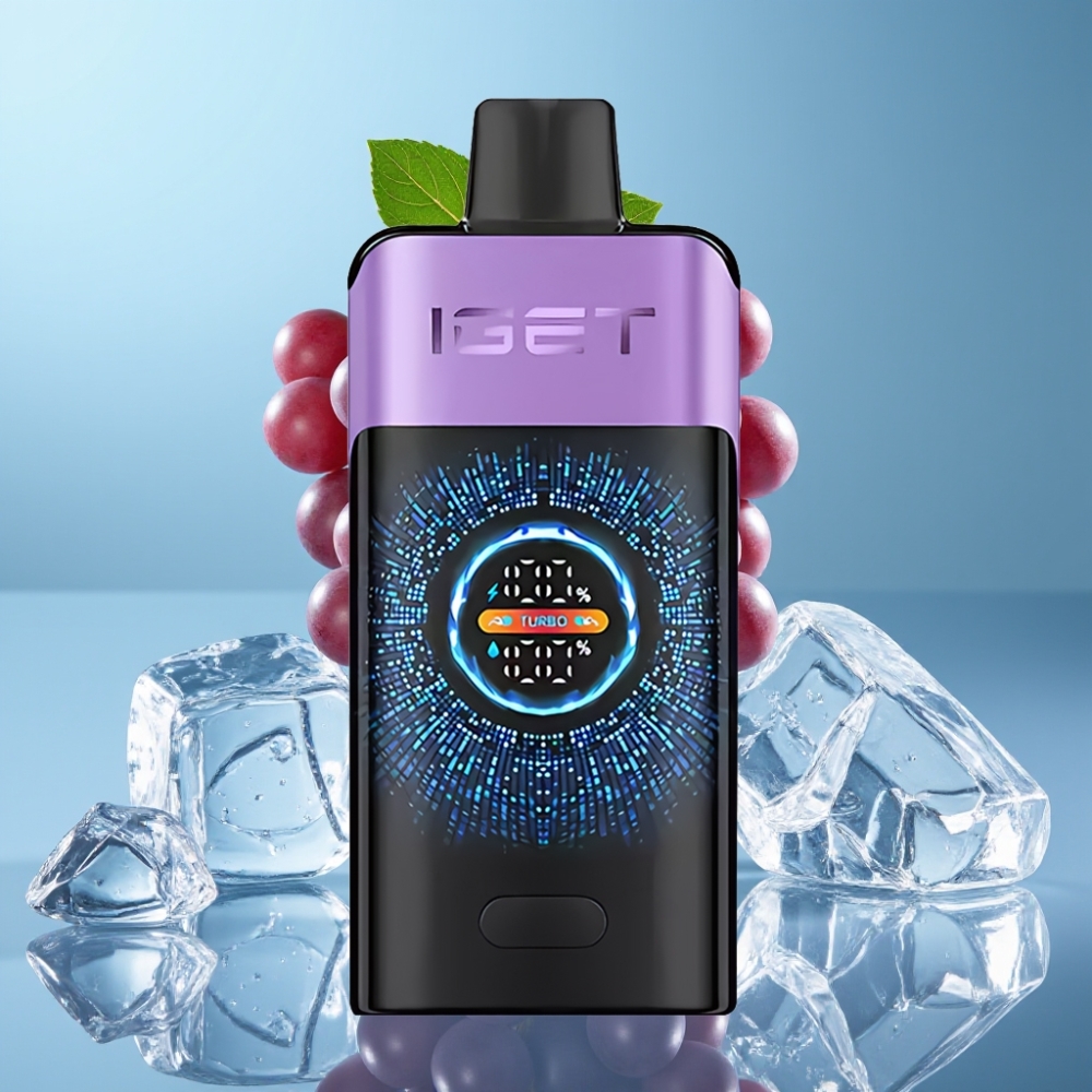 IGET ONE 12000 Puffs 2700mAh Dual Mesh Grape Ice vape Canada wholesale