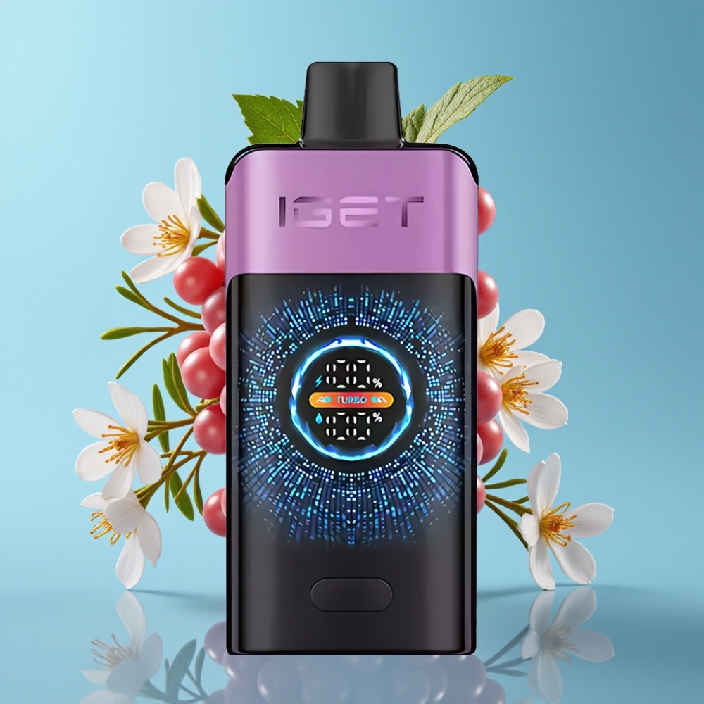 IGET ONE 12000 Puffs Turbo 2700mAh Dual Mesh Chupa Chups Grape