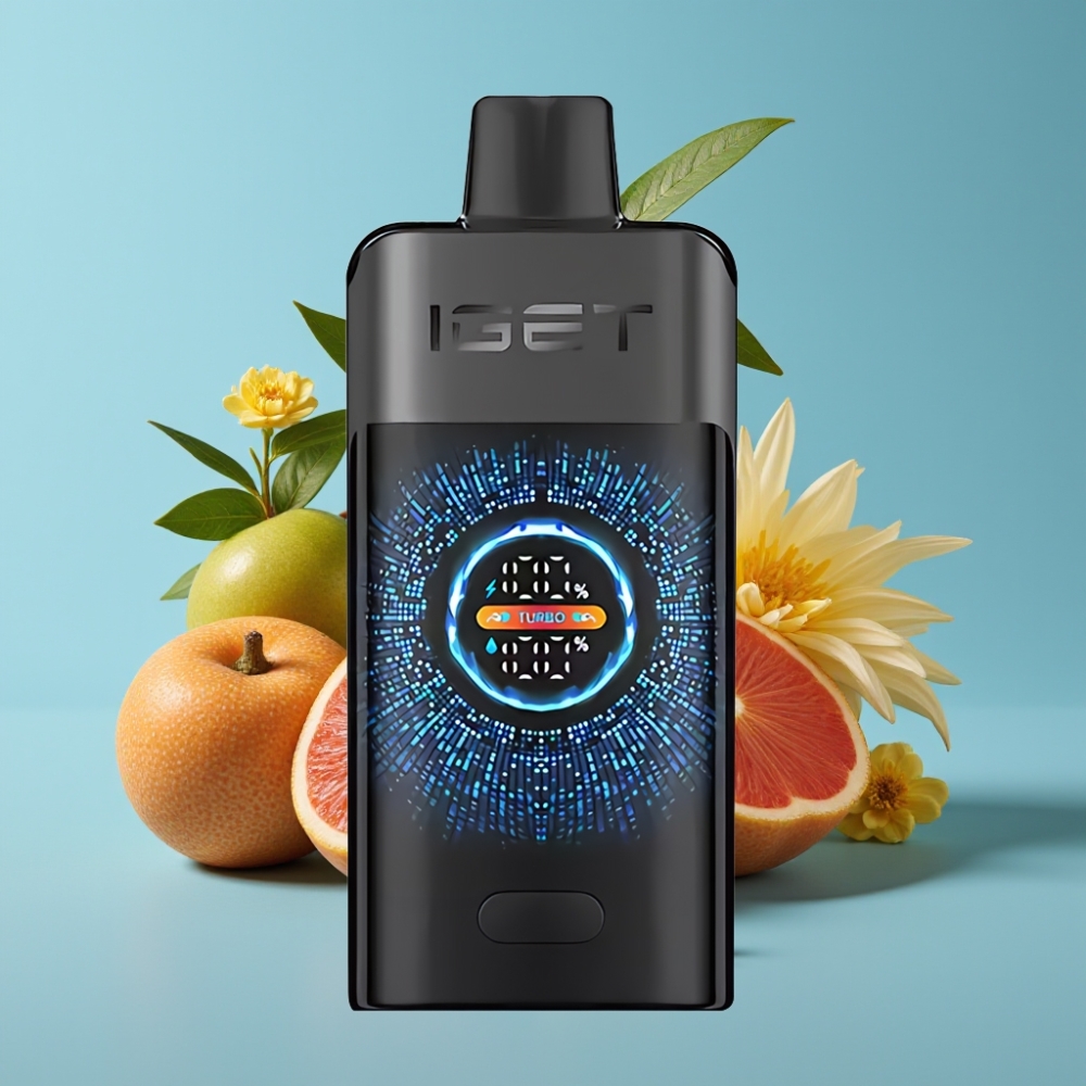 IGET ONE 12000 Puffs Turbo 9000 2700mAh Dual Mesh Black Forest