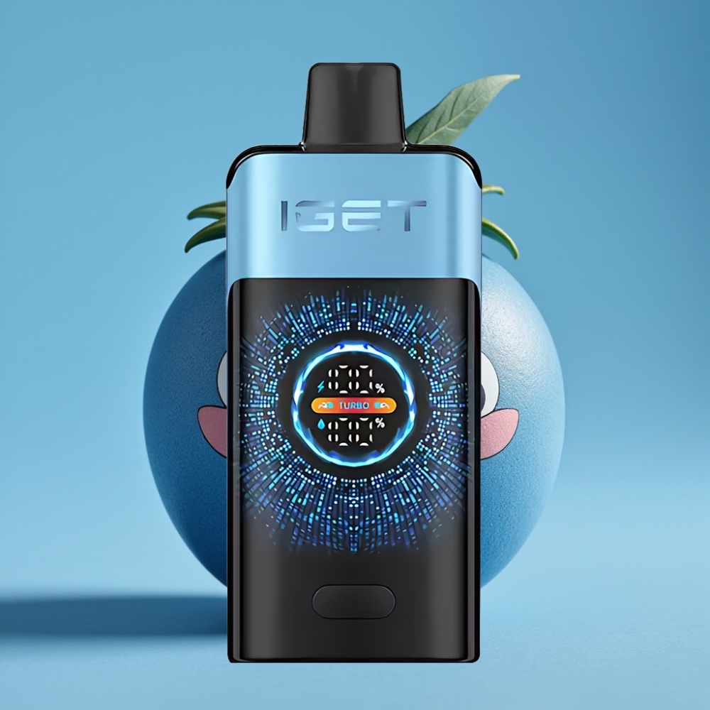 IGET ONE 12000 Puffs Turbo 9000 2700mAh Dual Mesh Blue Monster