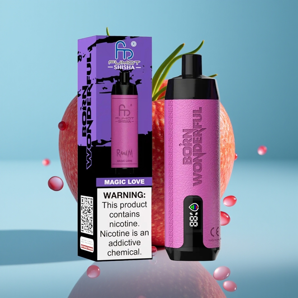RandM Fumot Shisha 10000 Puffs 18ml 850mAh Type-C 0.5% Nic Magic Love