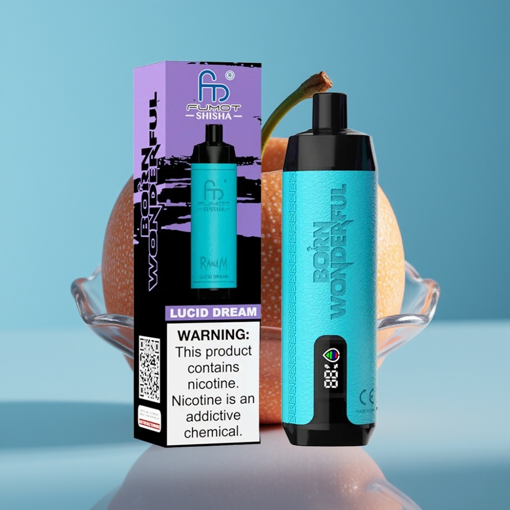 RandM Fumot Shisha 10000 Puffs 18ml 850mAh Type-C 0.5% Nicotine Lucid Dream