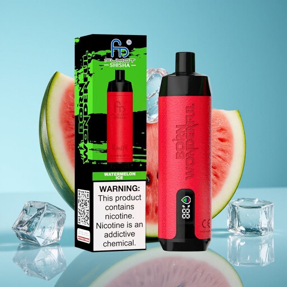 RandM Fumot Shisha 10000 Puffs 18ml 850mAh Type-C Watermelon Ice