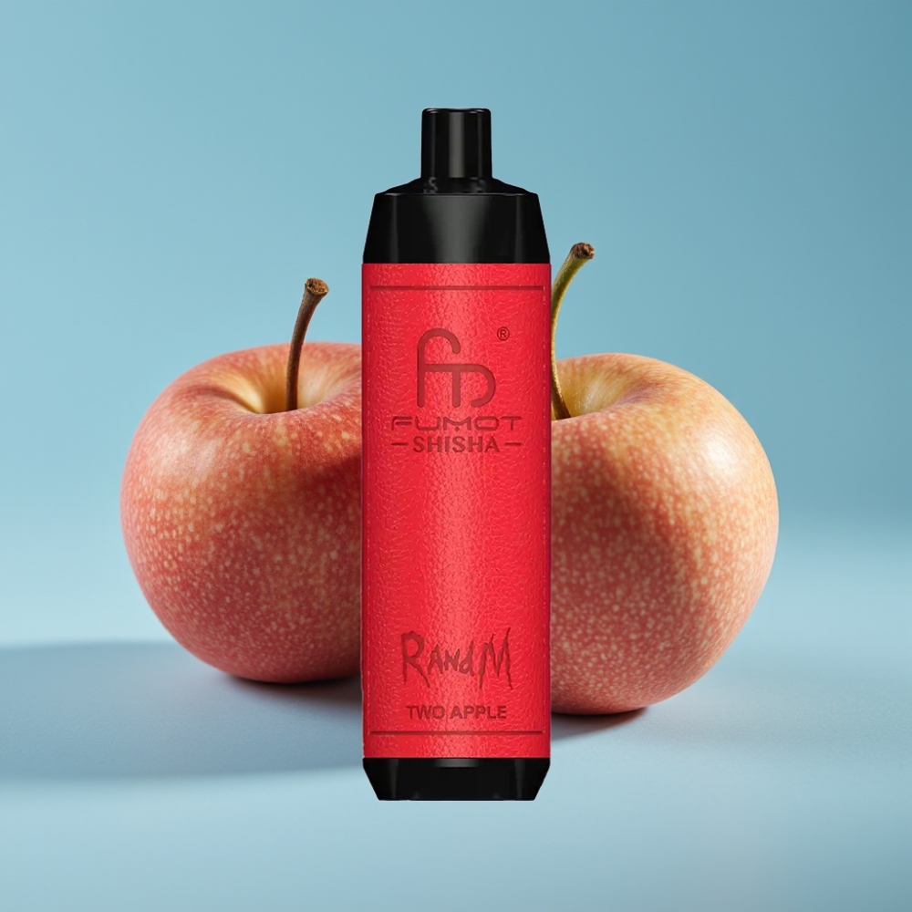 RandM Fumot Shisha 10000 Puffs 18ml Two Apple Disposable Vape