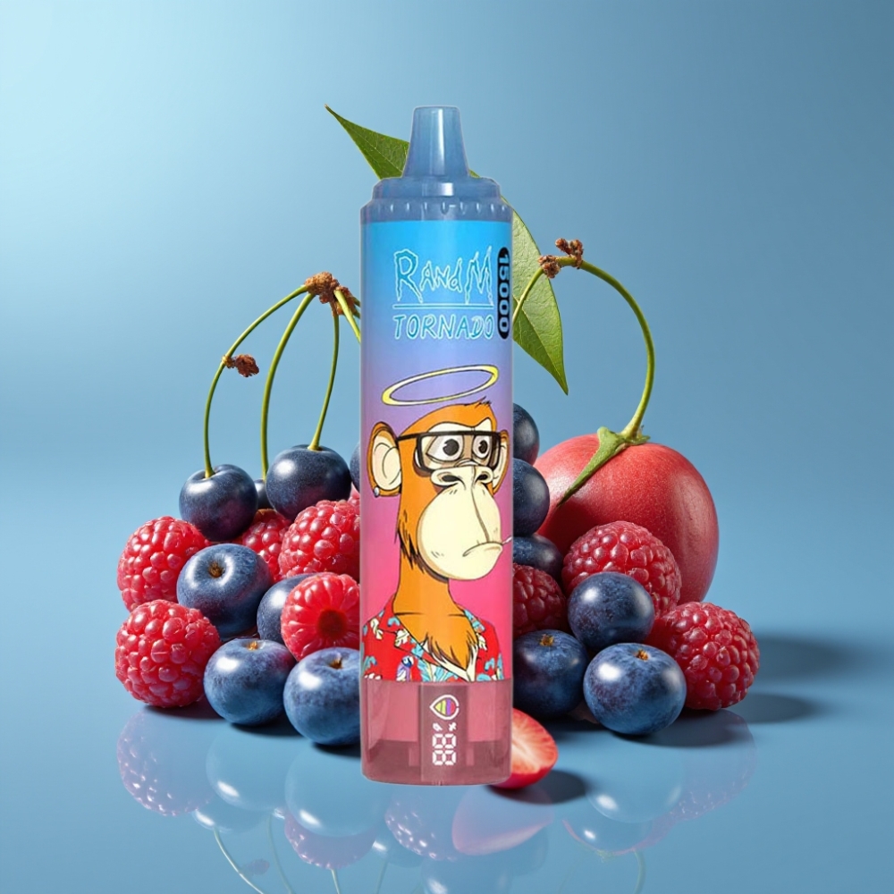 Fumot RandM Tornado 15000 Puffs 25ml 850mAh Mesh Blue Razz Cherry