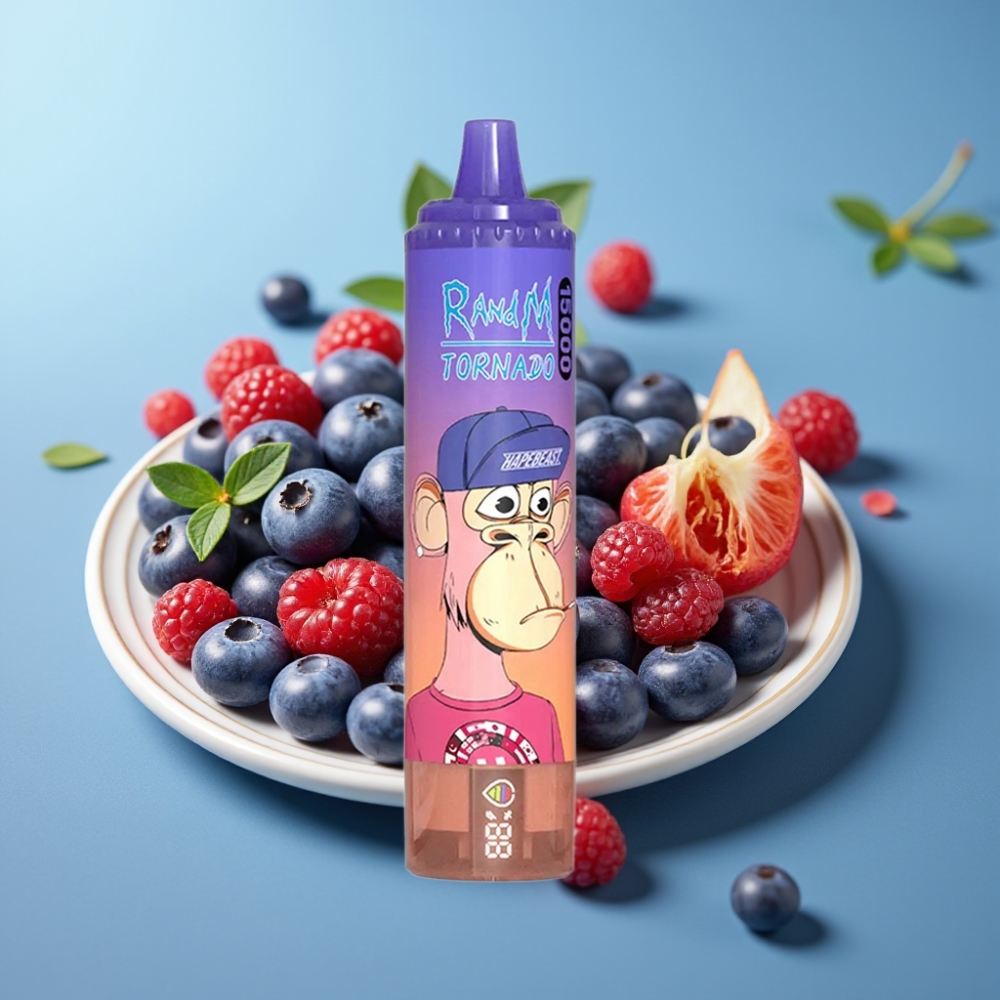 Fumot RandM Tornado 15000 Puffs 25ml 850mAh Mesh Blueberry Cherry Cranberry
