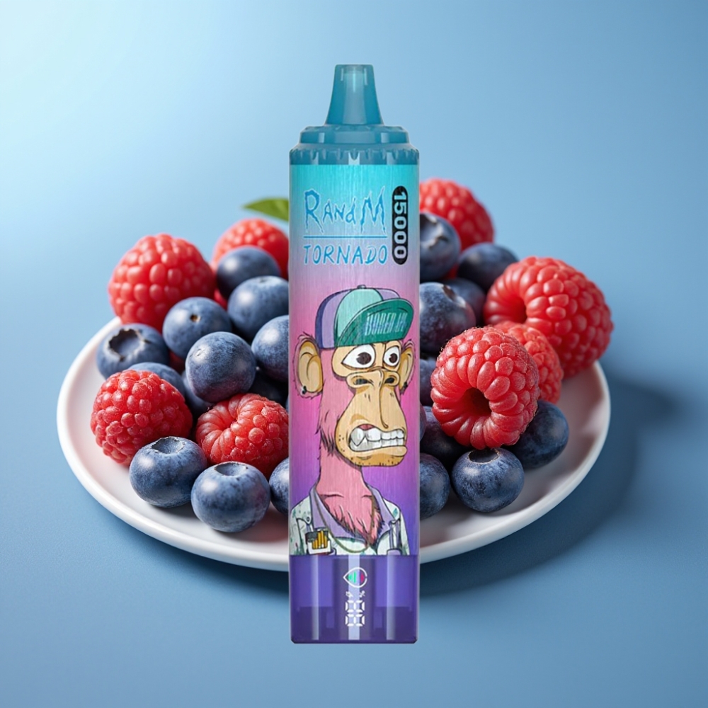 Fumot RandM Tornado 15000 Puffs 25ml 850mAh Mesh Blueberry Raspberry