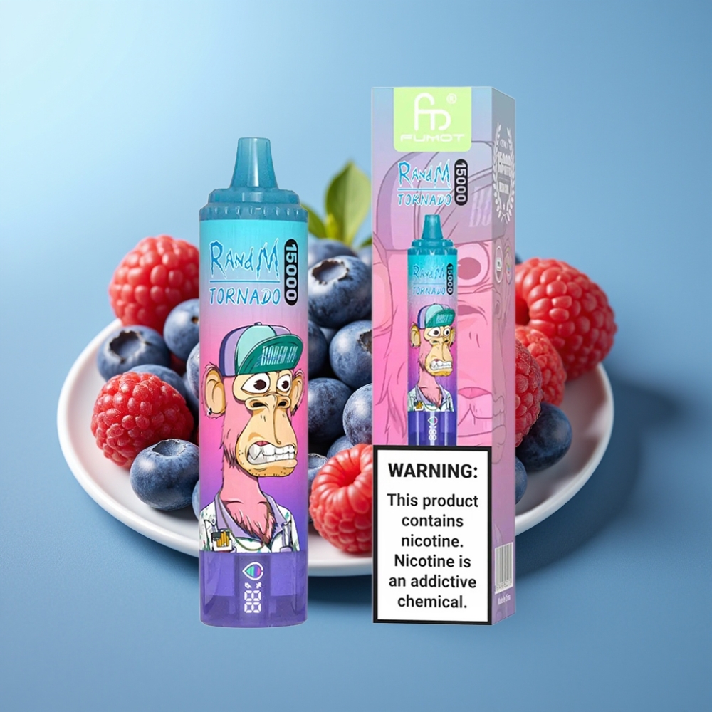 Fumot RandM Tornado 15000 Puffs 25ml 850mAh Mesh Blueberry Raspberry