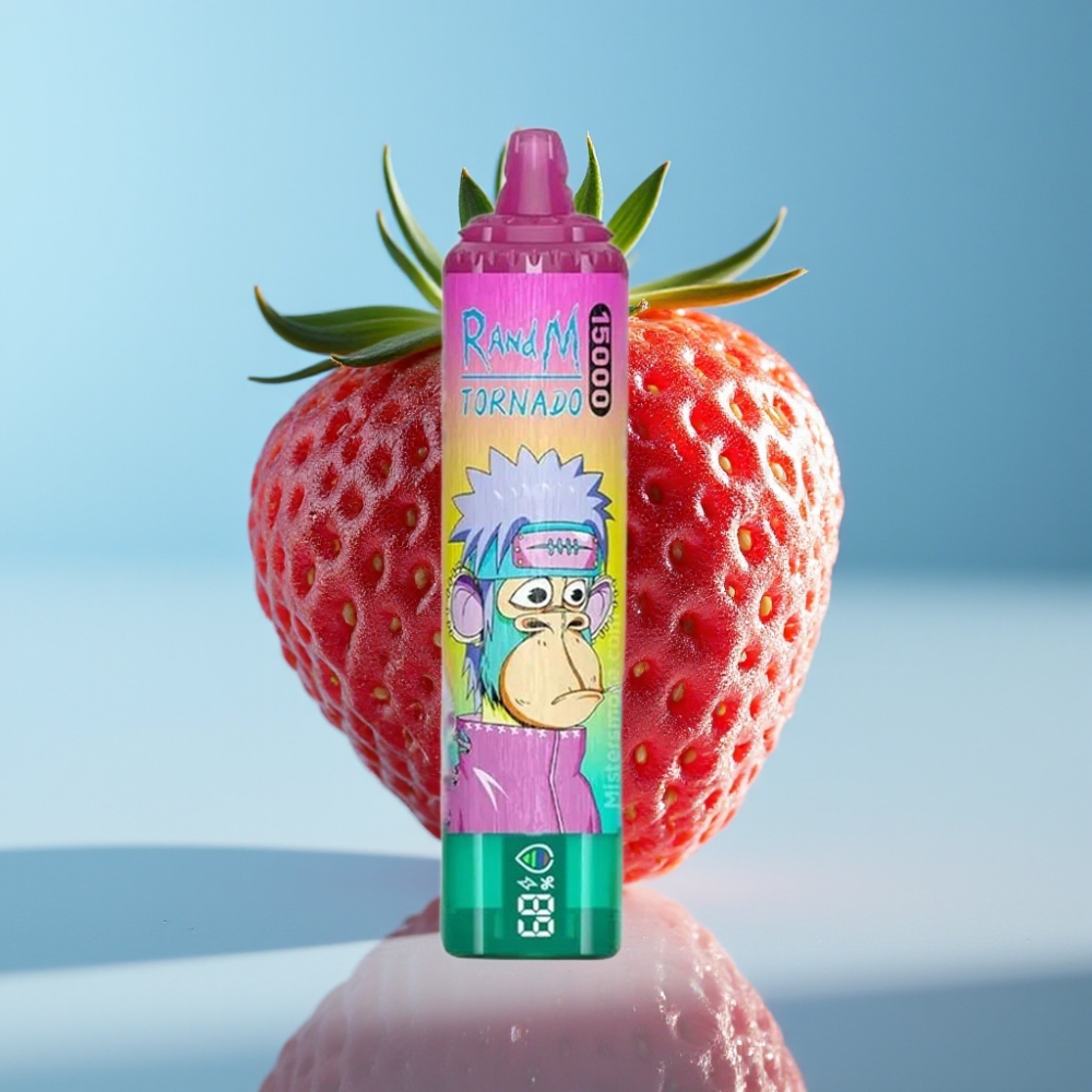 Fumot RandM Tornado 15000 Puffs 25ml 850mAh Mesh Coil Iced Strawberry