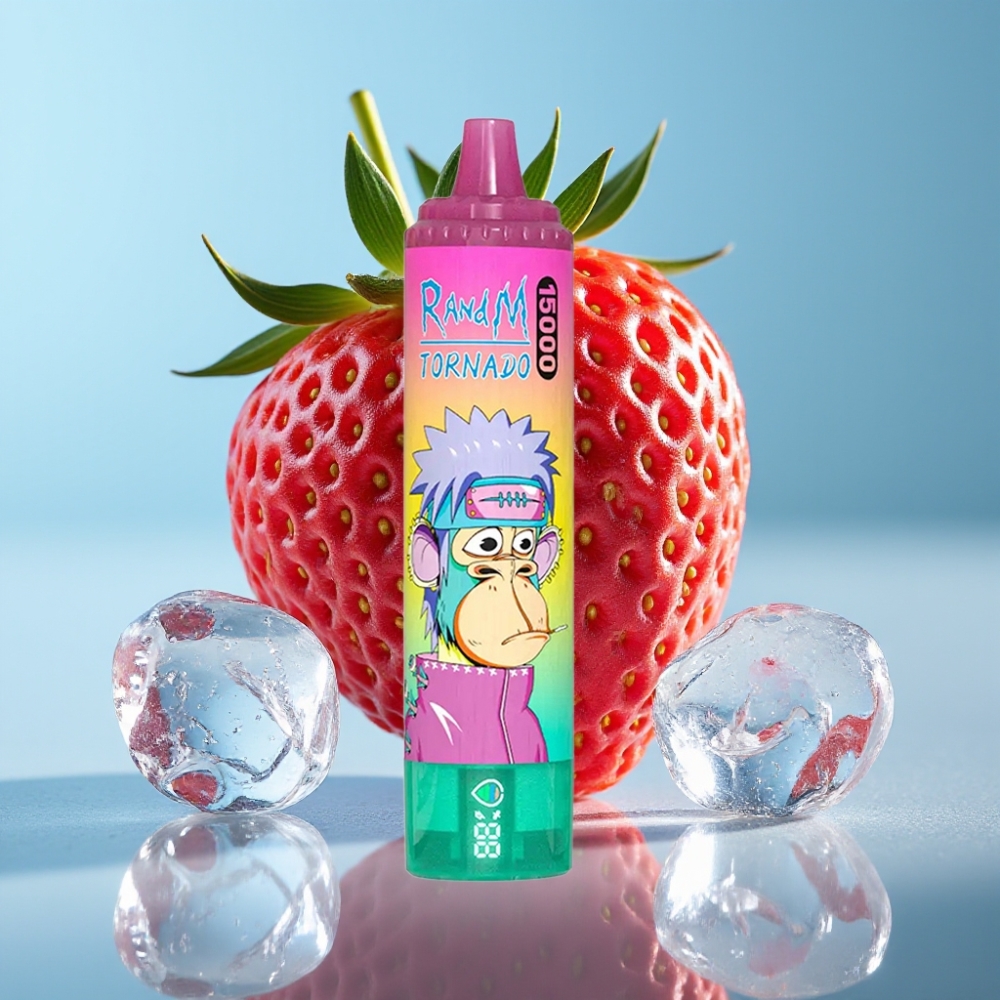 Fumot RandM Tornado 15000 Puffs 25ml 850mAh Mesh Strawberry Ice