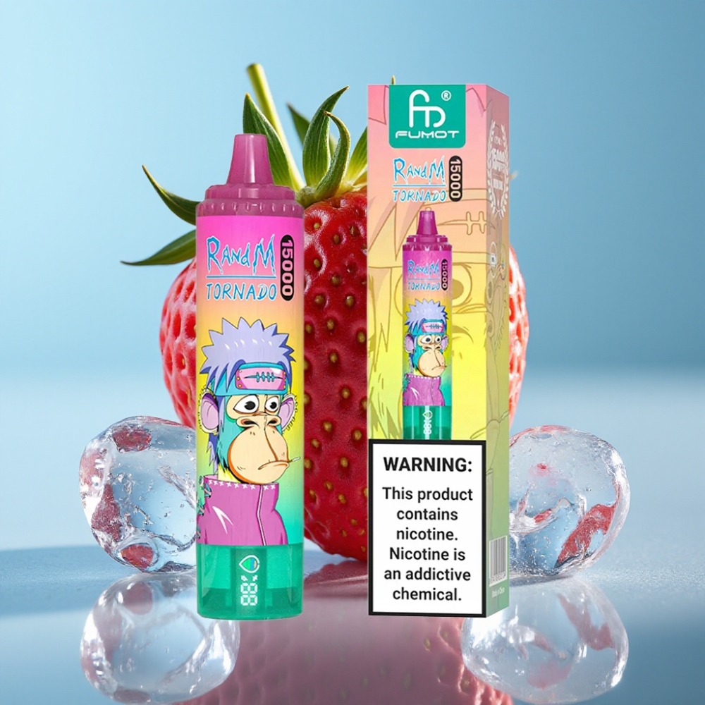 Fumot RandM Tornado 15000 Puffs 25ml 850mAh Mesh Strawberry Ice
