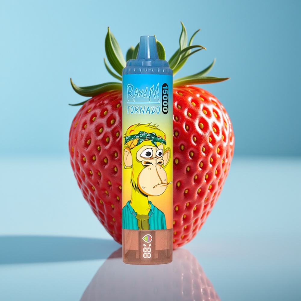 Fumot RandM Tornado 15000 Puffs 25ml 850mAh Mesh Strawberry
