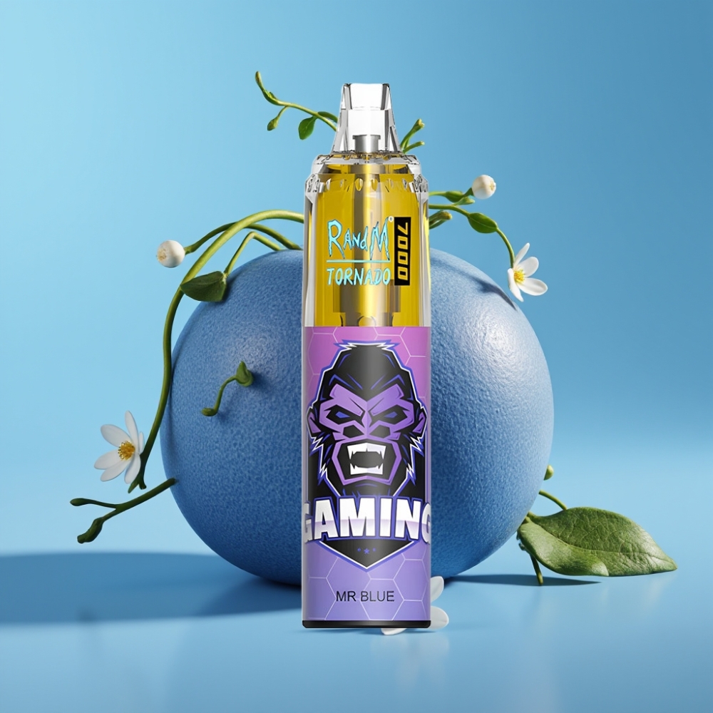 Fumot Tornado 7000 Puffs 14ML 850MAH Mesh Type-C RGB Air-Adjustable Dr. Blue