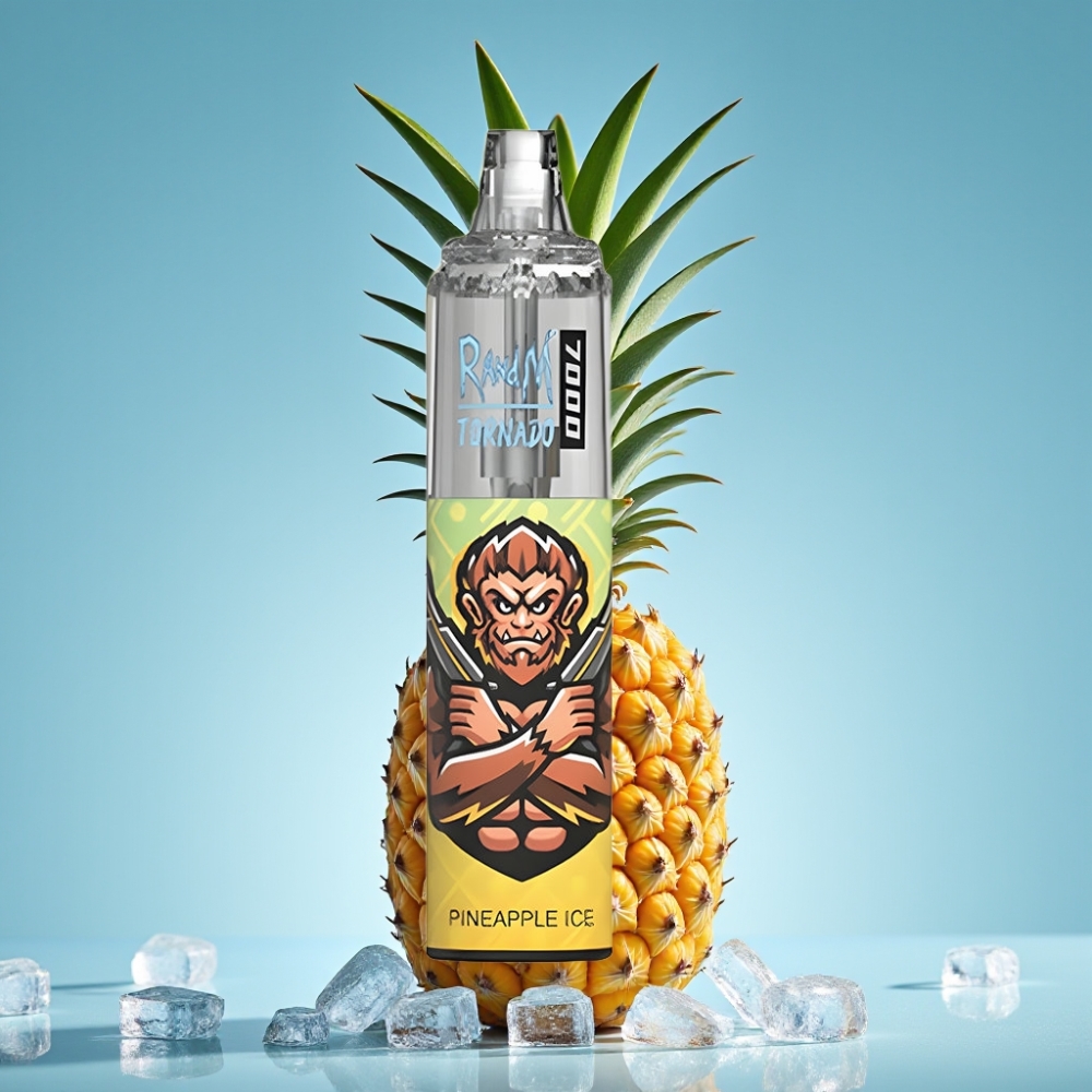Fumot Tornado 7000 Puffs 14ML 850MAH Mesh Type-C RGB Air-Adjustable Pineapple Ice