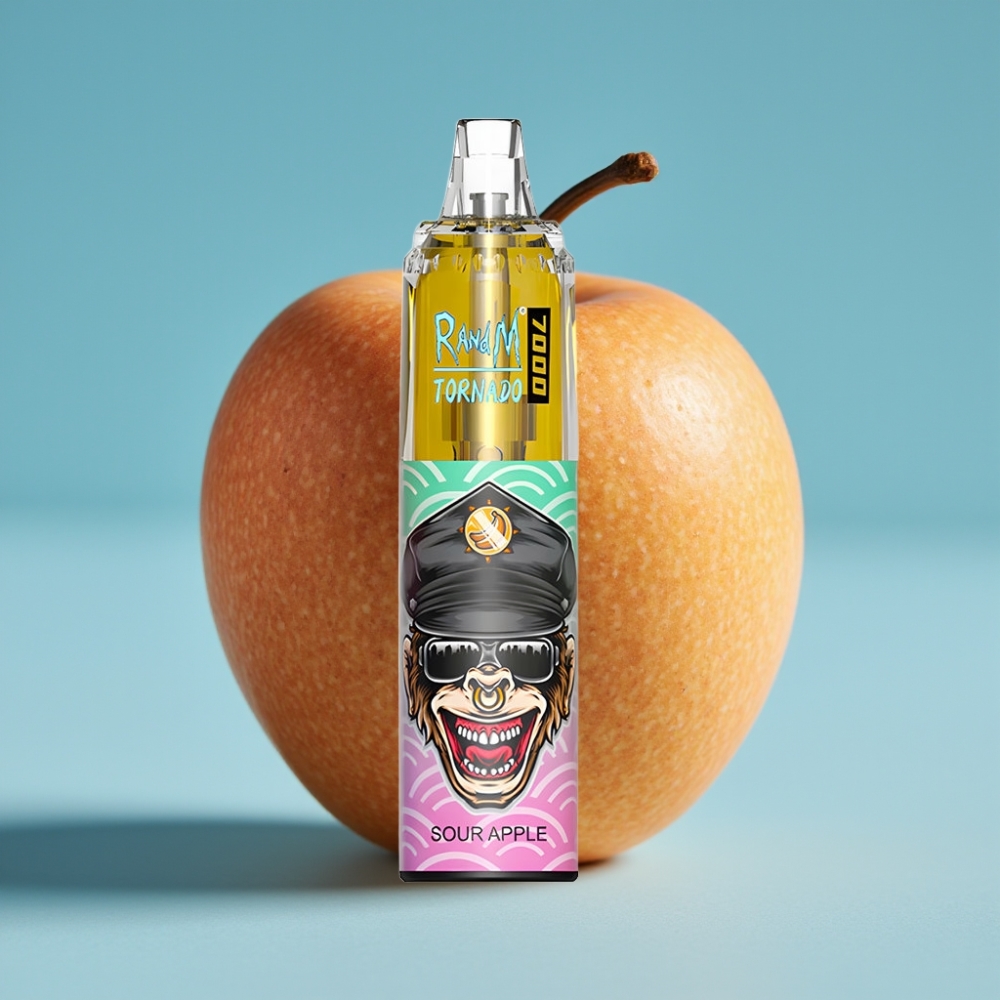Fumot Tornado 7000 Puffs 14ML Mesh Air-Adjustable Sour Apple