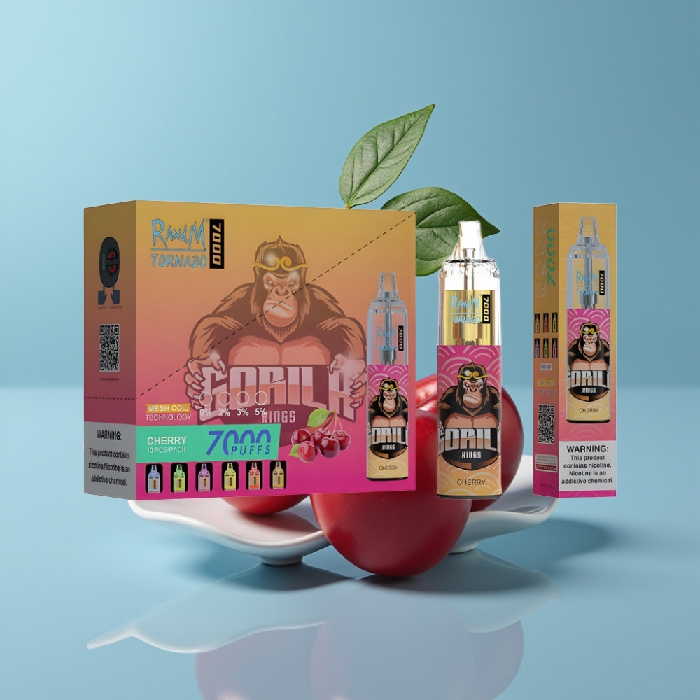 Fumot Tornado 7000 Puffs 14ML Mesh Cherry vape Canada wholesale