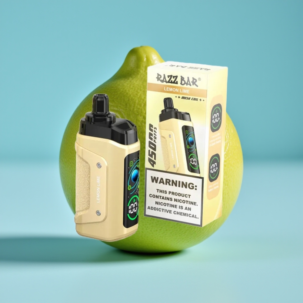 Razz Bar 45000 Puffs Adjustable Airflow Lemon Lime Disposable Vape