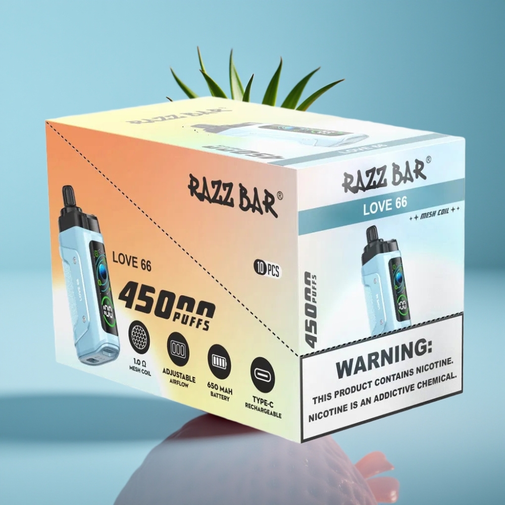 Razz Bar 45000 Puffs Adjustable Airflow Love 66 vape Canada wholesale