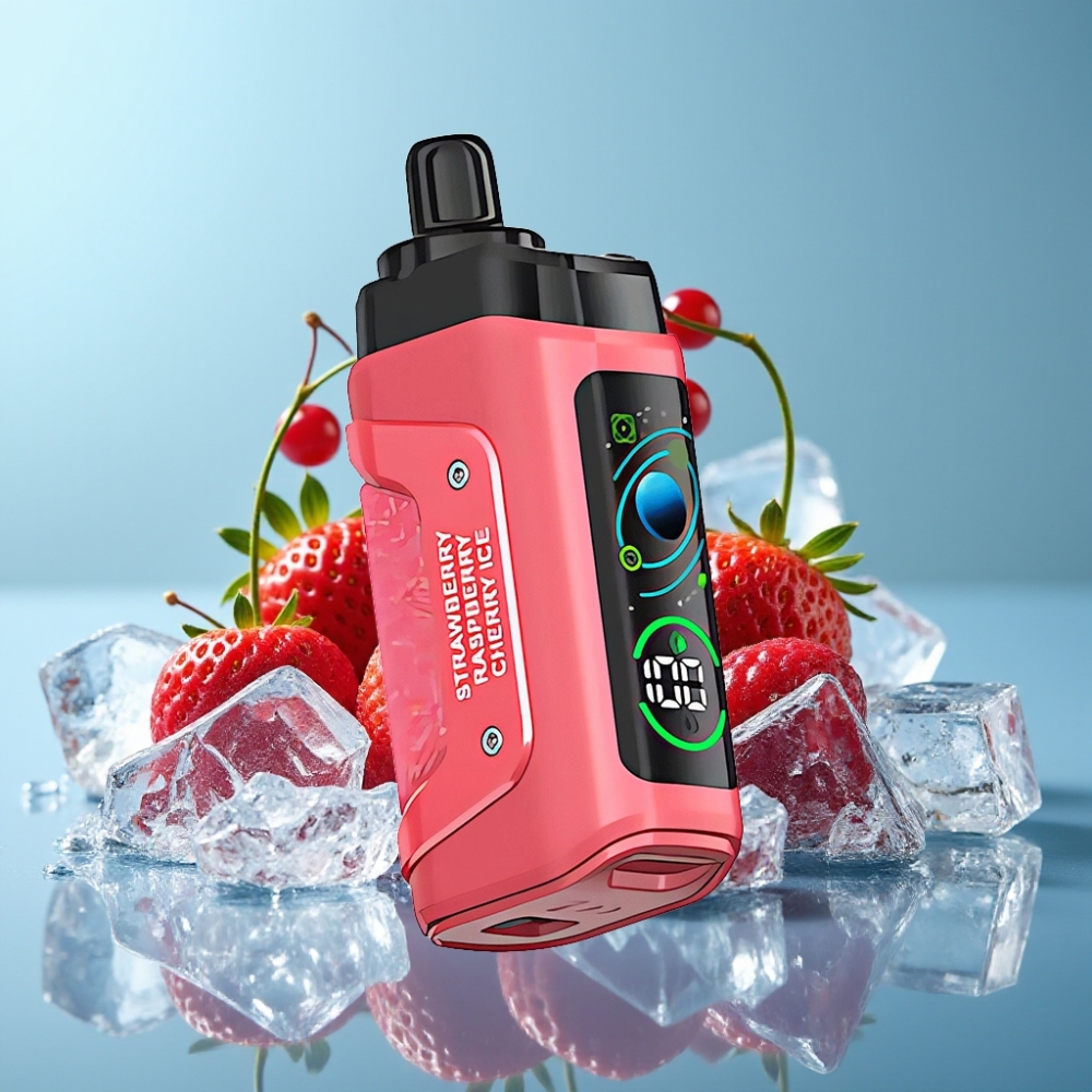 Razz Bar 45000 Puffs Adjustable Airflow Strawberry Cherry Ice