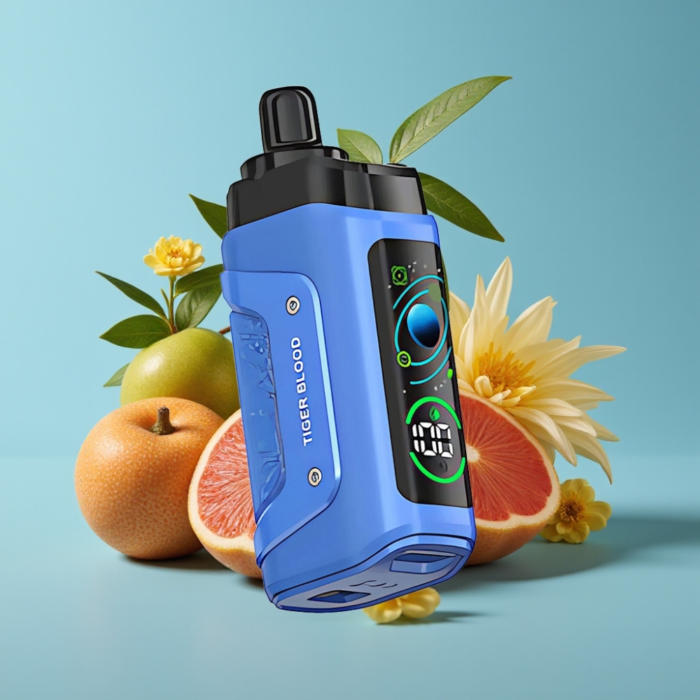 Razz Bar 45000 Puffs Adjustable Airflow Tiger Blood Disposable Vape