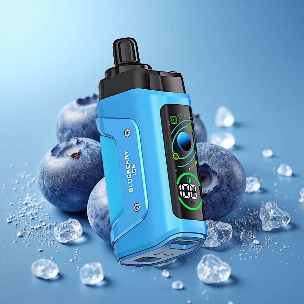 Razz Bar 45000 Puffs Mesh Adjustable Airflow Blueberry Ice