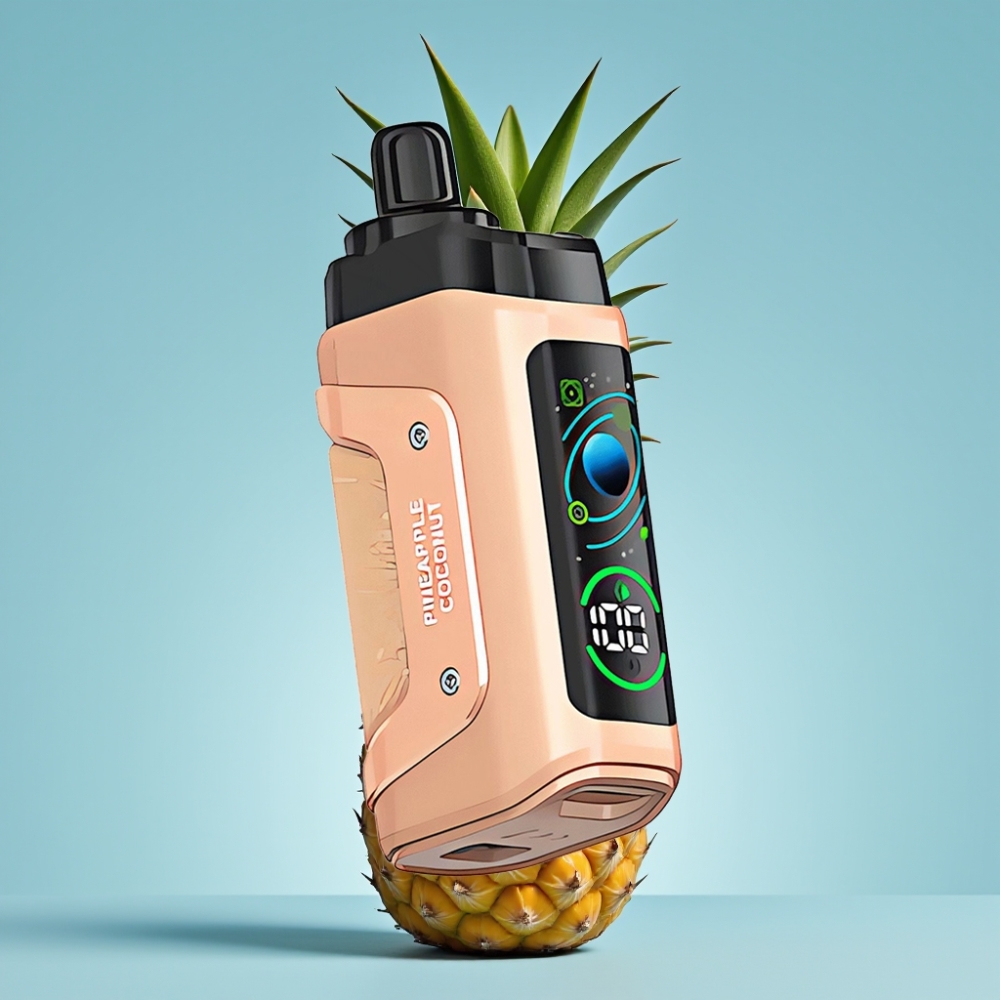 Razz Bar 45000 Puffs Mesh Adjustable Airflow Pineapple Coconut