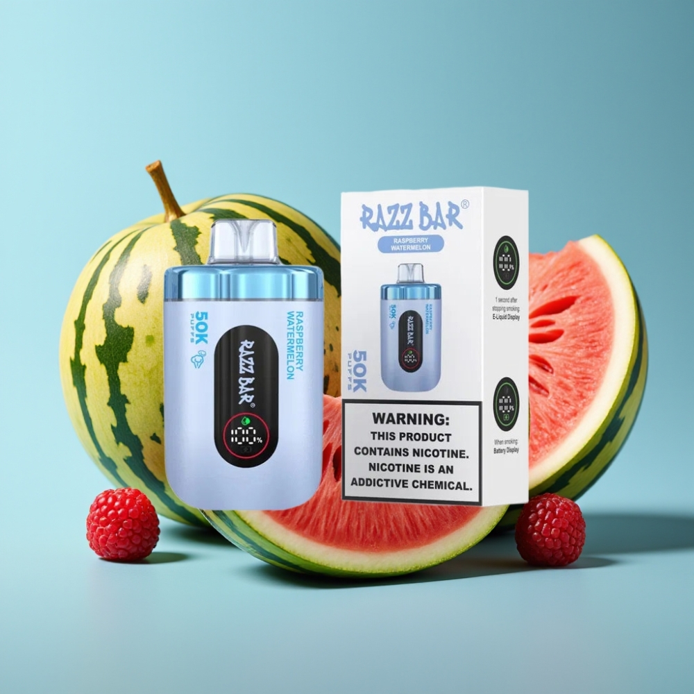 Razz Bar 50K Puffs Mesh Coil Type-C Raspberry Watermelon
