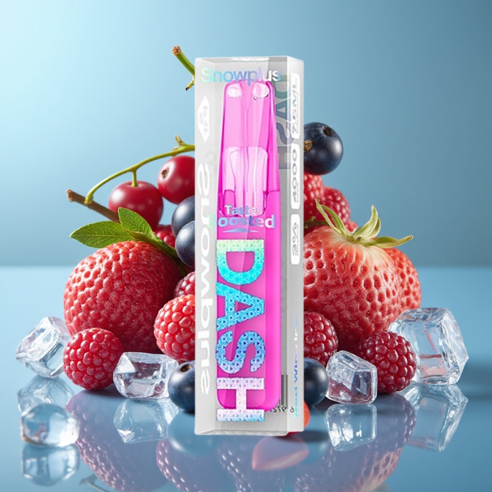 Snowplus Dash 4000 Puffs 7.5ml Ceramic Red Wine Ice vape Canada wholesale