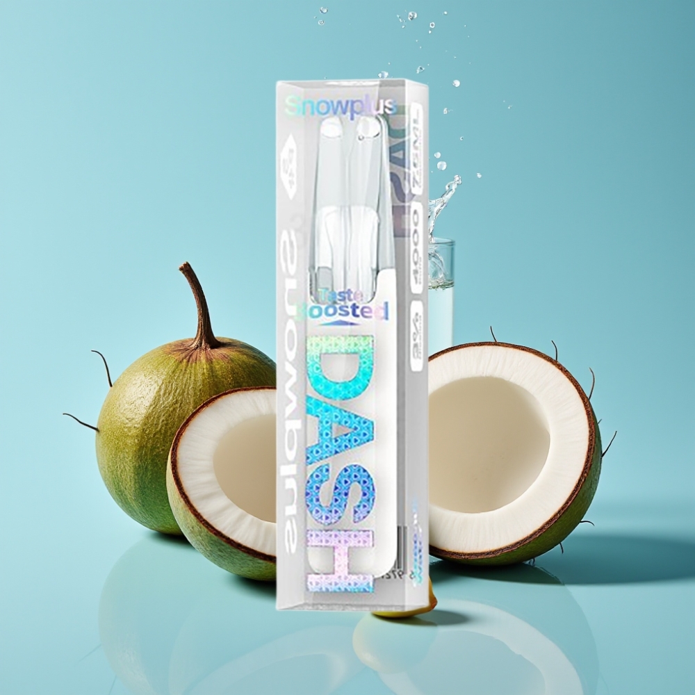 Snowplus Dash 4000 Puffs Ceramic 7.5ml Coconut Water vape Canada wholesale