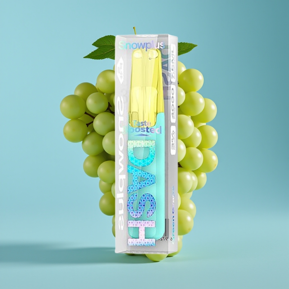 Snowplus Dash 4000 Puffs Ceramic 7.5ml Green Grape vape Canada wholesale