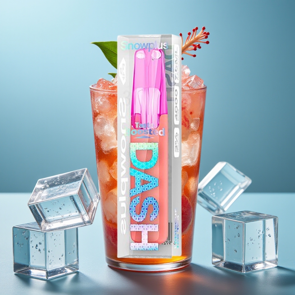 Snowplus Dash 4000 Puffs Ceramic 7.5ml Hibiscus Ice Tea vape Canada wholesale