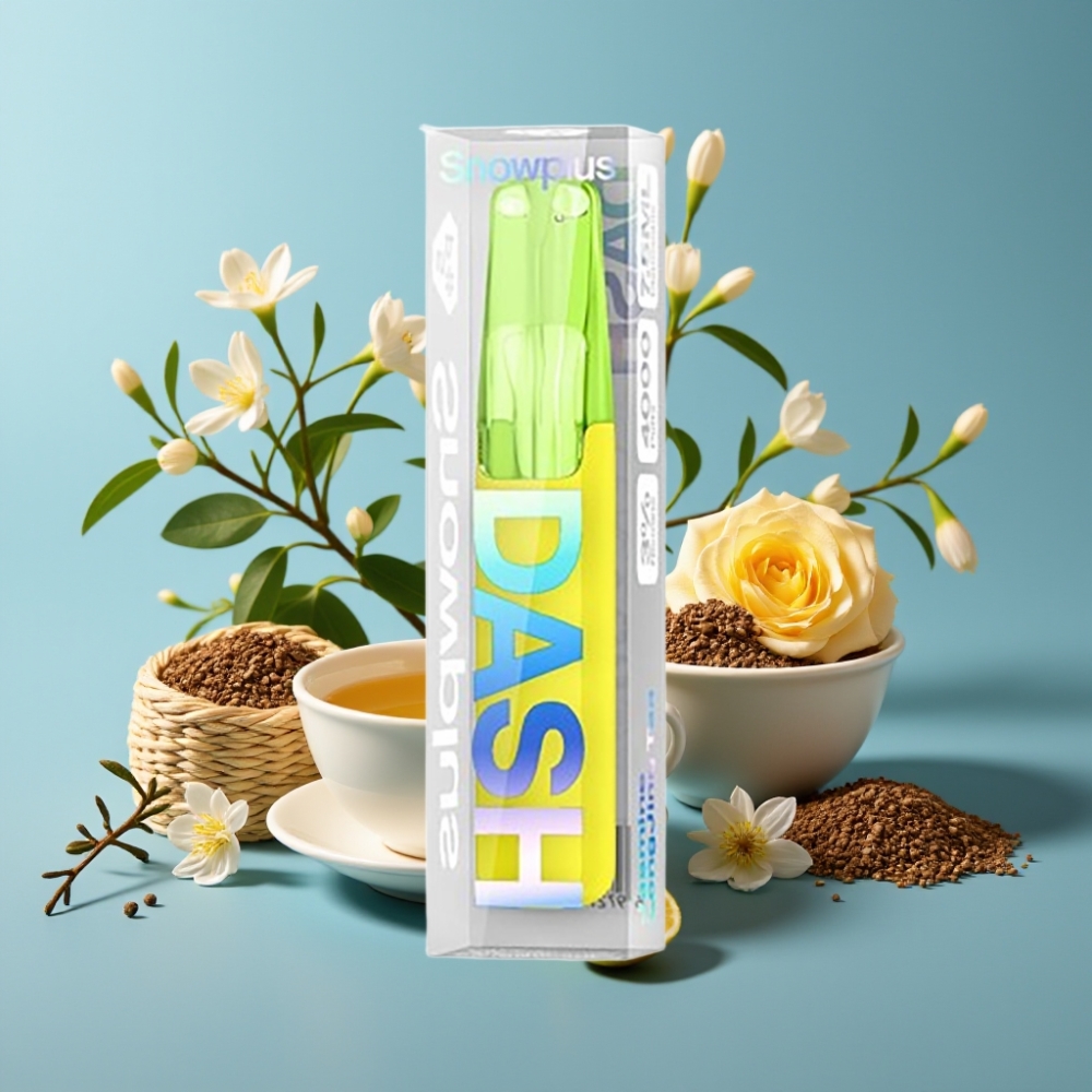 Snowplus Dash 4000 Puffs Ceramic 7.5ml Jasmine LongJing Tea